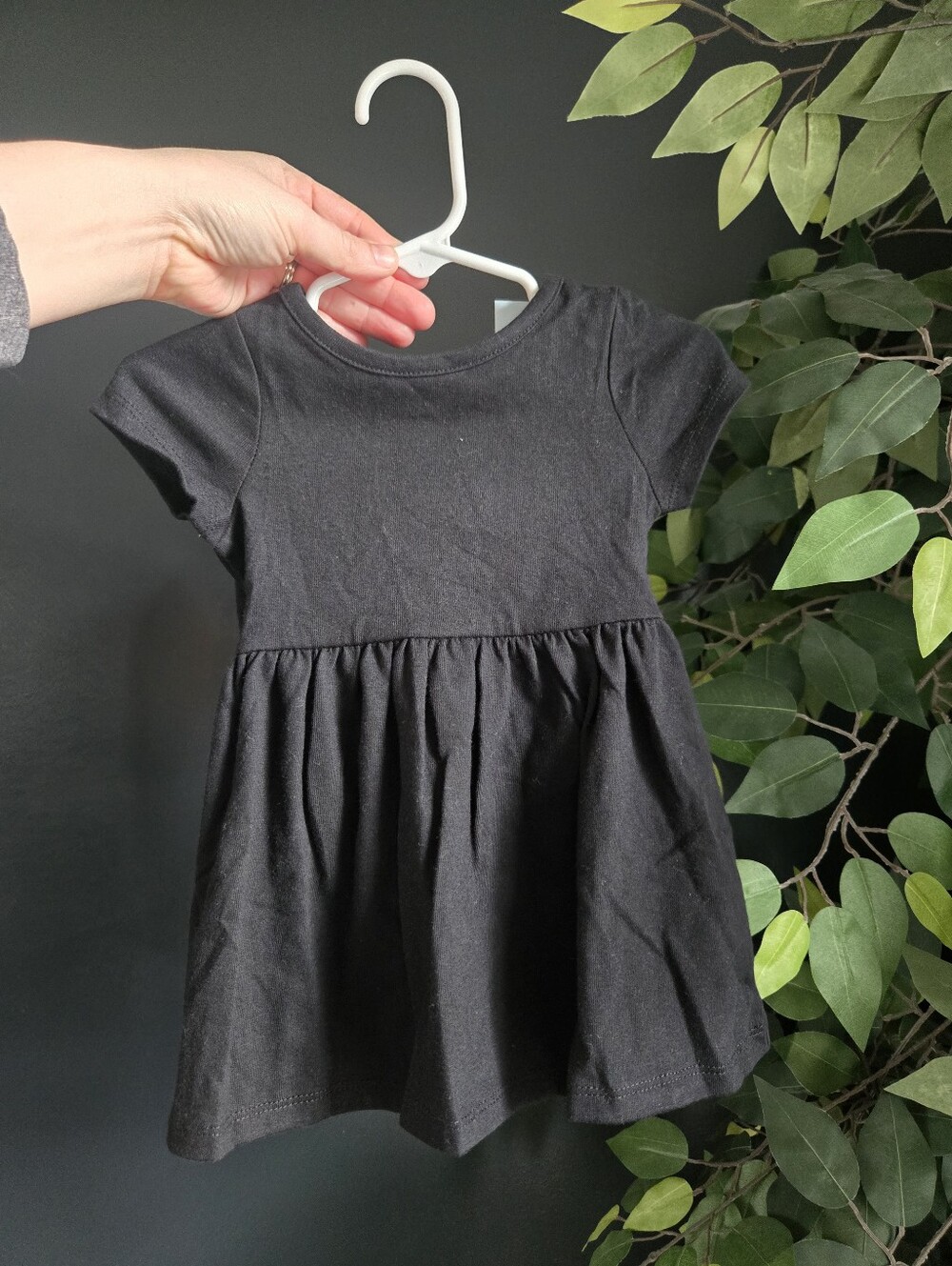 Cat & Jack NWT Black Dress 12 Months